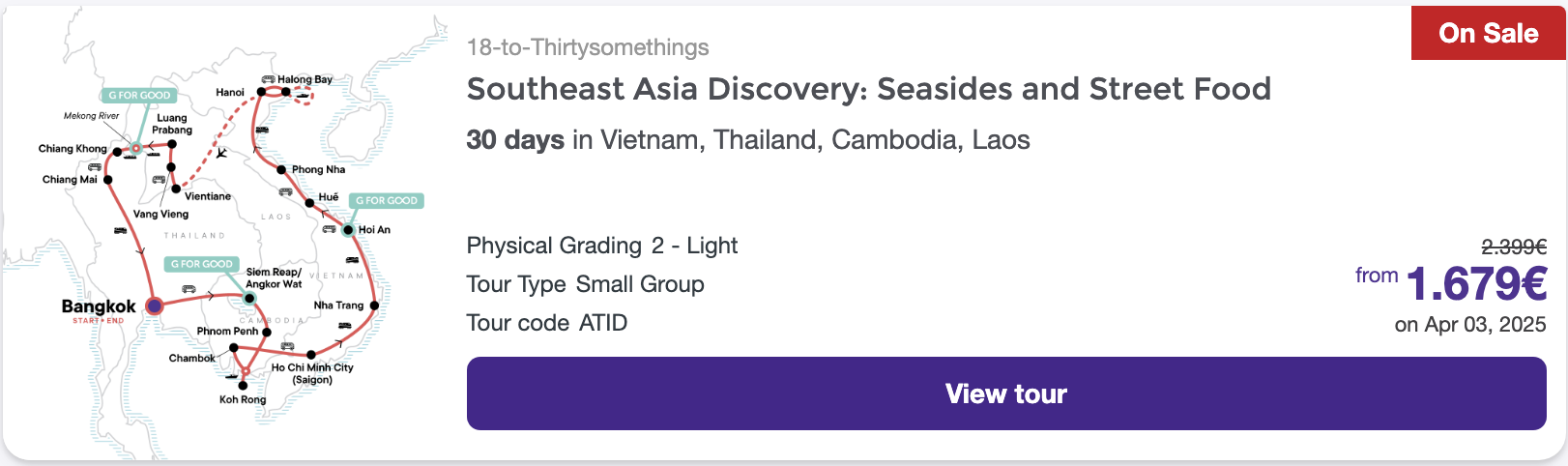 Southeast Asia Discovery: Seasides and Street Food